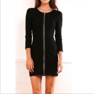 Theory Susan Classical Zip Up Mini Dress